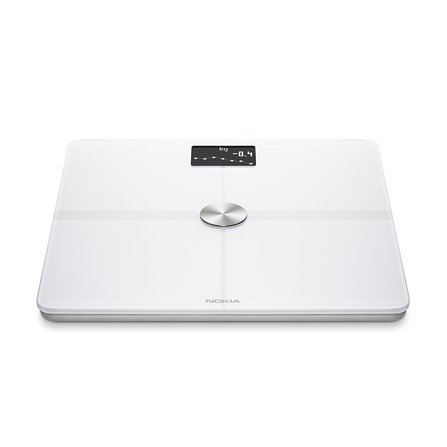 Nokia Body+ Body Composition Wi-Fi Scale (White) - Walmart.com