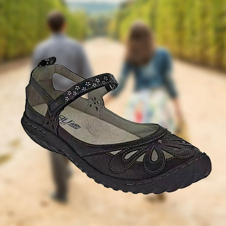 

BRISEZZS Womens Flat Sandals- Casual Beach Sandals Open Toe Summer Sandals #769 Black