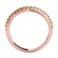 thumbnail image 4 of AoneJewelry 14K Rose Gold 0.50 Carat Yellow Diamond Engagement Wedding Band, 4 of 5