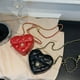 thumbnail image 3 of Bolso bandolera con cadena y forma de corazón para mujer, regalo de San Valentín 520, minibolso de mujer con forma de corazón, con forma de bola dorada, 3 of 6