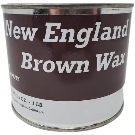 New England Brown Paste Wax - 16 oz Can