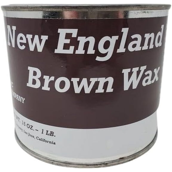 New England Brown Paste Wax - 16 oz Can