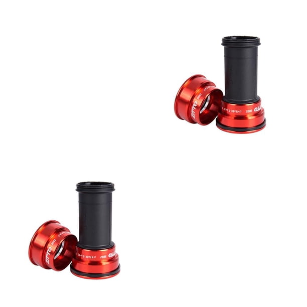 Greeniant Soporte inferior para bicicleta ZTTO, piezas de repuesto para ciclismo precisas y duraderas profesionales, suministros para deportes al BB92 Rojo 2piezas