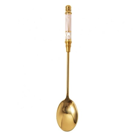 

Monfince Stainless Steel Coffee Spoon Tea And Coffee Spoon Gold-plated Dessert Spoon Ceramics Spoon For Dessert