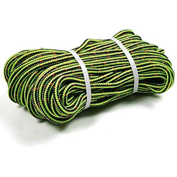 16 Strand Arborist Climbing Rope, UV Resistant and Weather Resistant Double Braided Boat rope1 / 2 "by 150 'Black with Green…$$Sport & Recreation Other