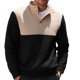 thumbnail image 2 of pstuiky camisas de manga larga para hombre, Blusa informal y moderna de color liso con botones, manga larga y cuello alto para hombre camisetas de hombre xxxl, 2 of 9