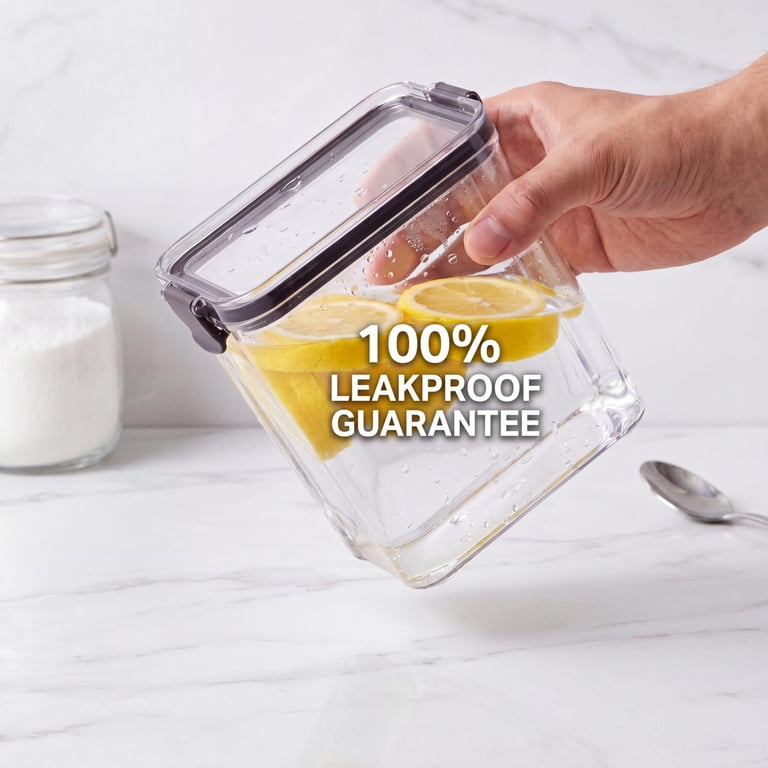 Airtight Food Storage Container Set, Five-Piece photo 3