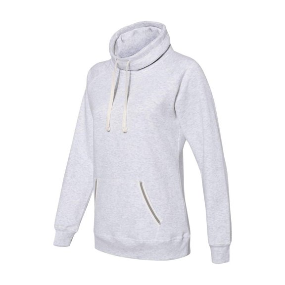 J. America - Women's Relay Cowl Neck Sweatshirt - 8653