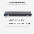 thumbnail image 6 of Pknight Pknight 8-Port RDM DMX Splitter with Dual Input, PowerCON Linking,Optional Isolation and Signal Amplifier Distributor for Stage Lighting, 6 of 6