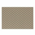 thumbnail image 1 of Orange Cutting Board, Curvy Ocean Waves Inspired Pattern Rounds Ovals Overlap Forms, Decorative Tempered Glass Cutting and Serving Board, Small Size, Pale Yellow Pale Blue, by Ambesonne, 1 of 1
