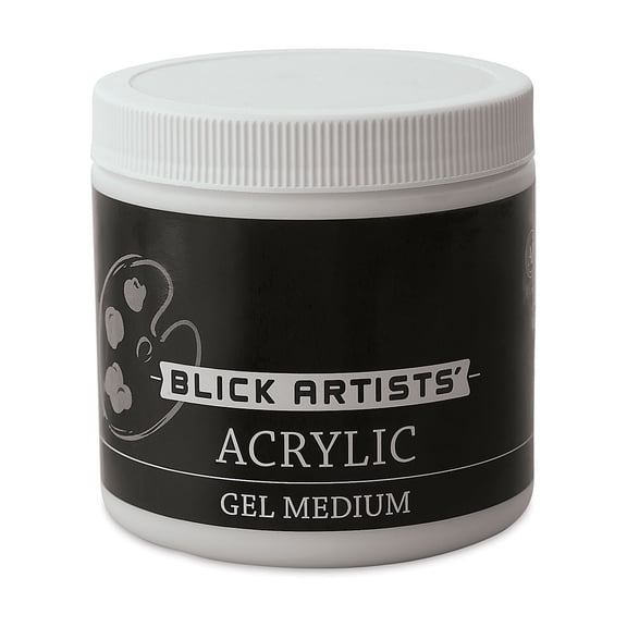Blick Artists Acrylic Medium - Blick Acrylic Gel Medium, 16 oz