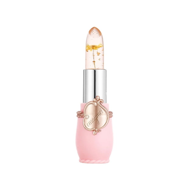 HOT! Beauty Bright Flower Crystal Jelly Lipstick Temperature Change Color Lip Beauty Personal Care