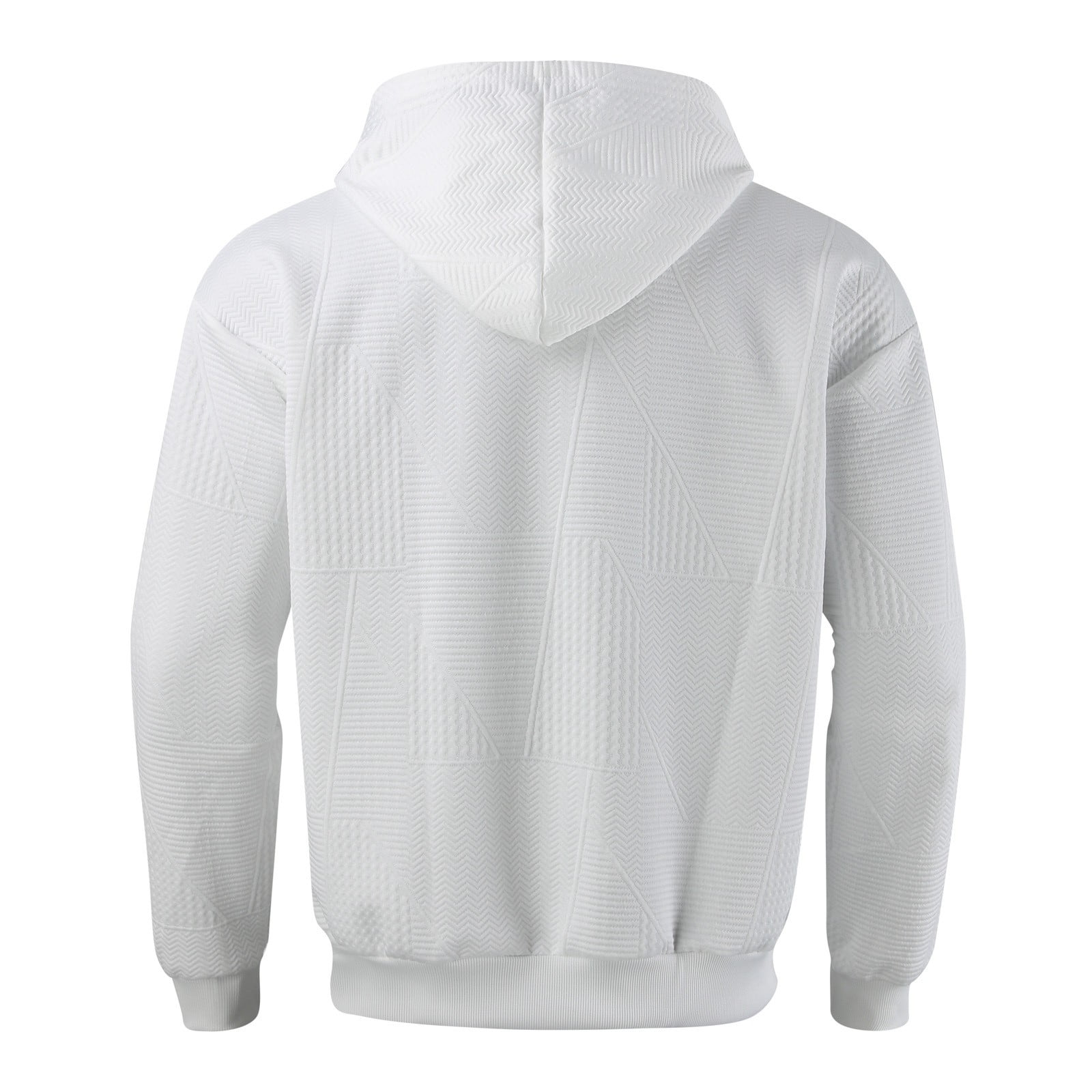 kpoplk Zip up Hoodie Men Big and Tall Autumn Sport Hoodie for Men O-neck Zipper Up Hooded Coat(White,3X)