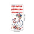 thumbnail image 3 of Guodhu 70.9x35.4 Inch Patriotic Door Curtain, Independence Day Hanging Cloth for Front Door Wall Decoration and Party Background (0.27lb)(Multicolor Z), 3 of 6