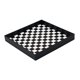 thumbnail image 1 of Bandeja de almacenamiento decorativa Baratija Bandeja de vela Tablero de ajedrez Fondo Cosmético Placa de almacenamiento Organizador de maquillaje Cuadrado Macarena bandeja de almacenamiento, 1 of 8