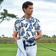 thumbnail image 3 of Sikiie Beautiful Butterflies Print Men's Short-sleeved POLO Shirts, Button-down Shirts and T-shirts are Suitable for Vacation, Leisure and Business-Small, 3 of 6