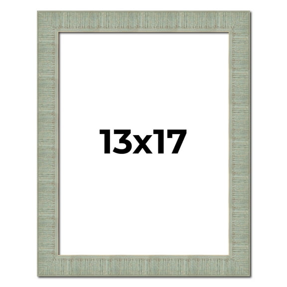 13x17 Frame Green Desert Pear Solid Wood Picture Frame | 1.625 Inch Moulding Width | Interior Frame