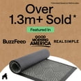 thumbnail image 4 of GORILLA GRIP Outside Doormat, WeatherMax Waterproof Indoor Outdoor Door Mat, 35x23 Gray Diamond, 4 of 9