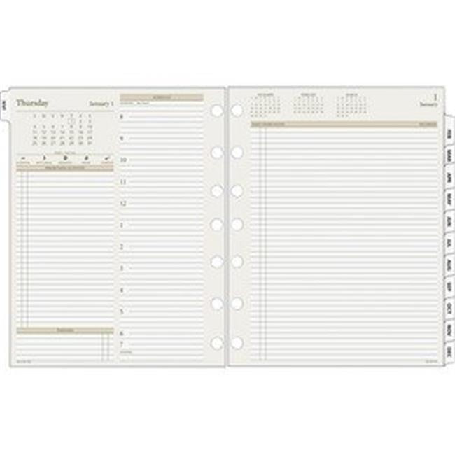Day Runner AAG491225 9 x 11 in. Daily Day Runner Pro Planner Refill