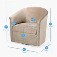 thumbnail image 4 of Comfort Pointe Chaise Pivotante Elizabeth - Sable, 4 of 7