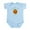 Sky Blue, variant on CafePress - Grandma's Little Pumpkin Infant Bodysuit - Baby Light Bodysuit, Size Newborn - 24 Months