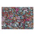 thumbnail image 1 of Abstract Cutting Board, Colorful Florals Sunflower Mosaic Curl Ornaments Stained Glass Inspired Design, Decorative Tempered Glass Cutting and Serving Board, Large Size, Multicolor, by Ambesonne, 1 of 1