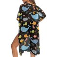 thumbnail image 5 of HELLHERO High Quality Fabrics Bathing Suit Cover Up for Summer Lightweight Comfort Marine Life, 5 of 6