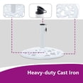 thumbnail image 5 of vidaXL Umbrella Weighted Base Patio Parasol Stand for Poles of 1.4"/1.5"/1.9", 5 of 9