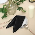 thumbnail image 3 of BalsaCircle 50 Pieces 20" x 20" Black Premium Velvet Napkins Home, 3 of 7