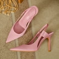 thumbnail image 5 of YUHAOTIN Female Lace up Sandals for Women 2024 Spring and Autumn New Silk Pointed Toe Single Shoes Slim Heel Sandals Sandals Women Comfortable Walking Sandals Women Beach Vacation, 5 of 5