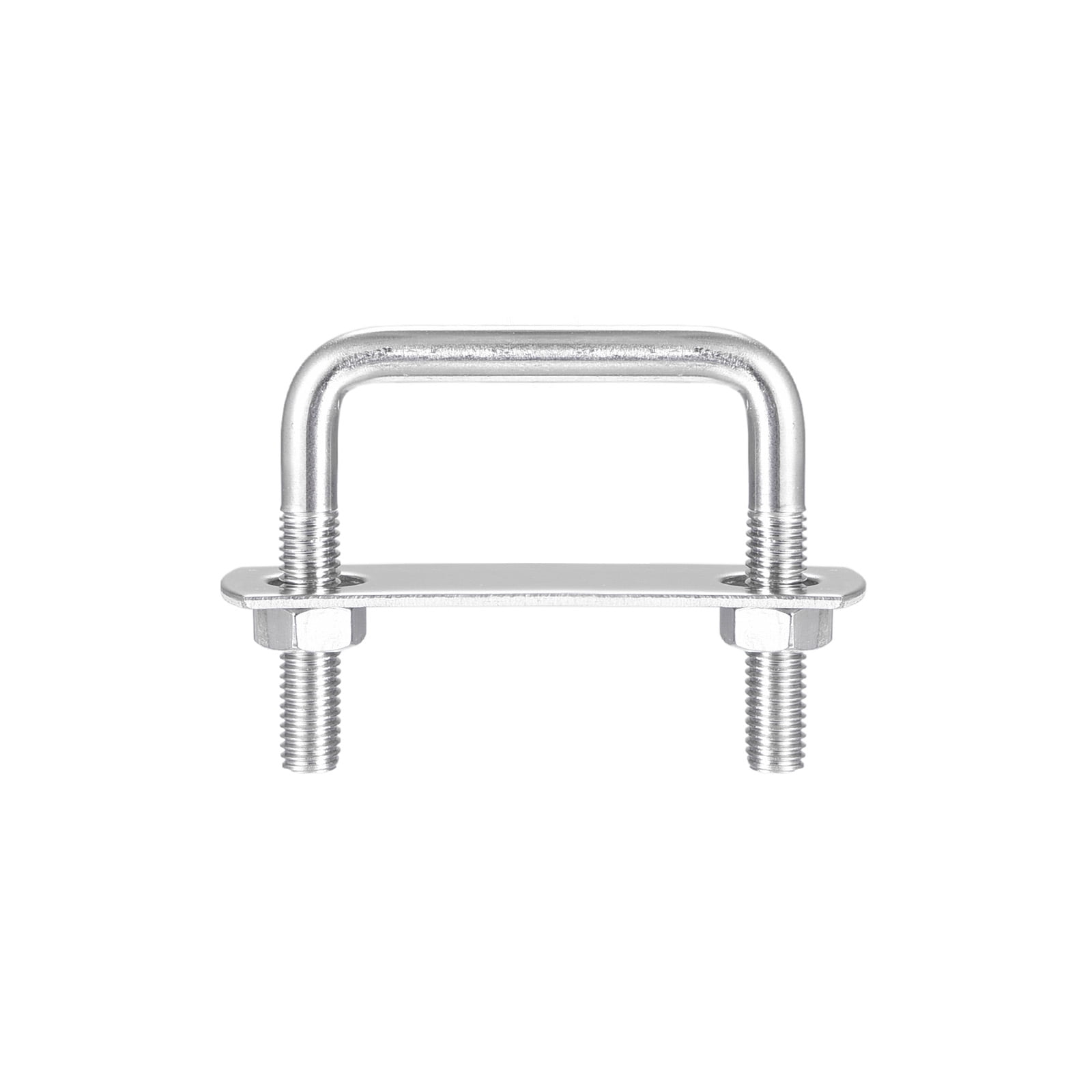 Square UBolts 2 Sets 52mm Inner Width 50mm Length M8 304 Stainless