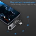thumbnail image 2 of 2X Convertidor USB C Una USB 3.0 OTG Adaptador USB 2 en 1 Tipo C -OTG, 2 of 10