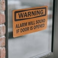 thumbnail image 4 of (2 Pack) Alarm Will Sound If Door Is Opened OSHA Warning Sign, 4 of 7