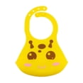 thumbnail image 2 of 2 Piezas de Baberos de Silicona Impermeables para Bebés con Bolsillo para Atrapar Alimentos, Fácil de Limpiar Macarena Niños comiendo babero delantal, 2 of 8