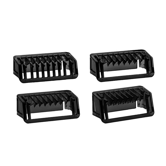 Ruiboury Guide Hairbrush Plastic Hairbrush Trimmer Head Clipper Part Replacement for QP210/50 220, 4 Sizes, 4 Pieces