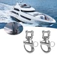 thumbnail image 1 of 2PCS Stainless Steel Quick Release Snap Shackle For Sailboat Rigging, 1 of 8