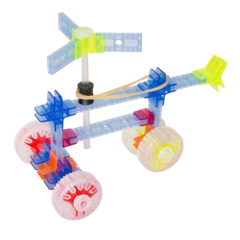 Dakott STEM Pull-Back Super Car Building Kit - 437 Pc Take Apart Toy For Kids Age 6+, Engineering Gift