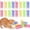 E001- Multicolor, variant on Springs Cat toys, 3 in Plastic Coils, 16 Pc, Multicolor, Stimulating Cat toys, indoor Feline Activity, Pet Care Gear