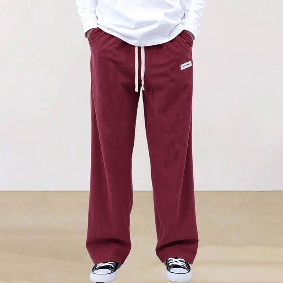 Sweatpants for Men Elastic Straight Leg Jogging Pants Men's Running Pants Gifts for Men