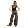 thumbnail image 5 of Forever 21 Women's Low Rise Baggy Fit Jeans with Side Stripes and Bow Accents, Sizes 0-14, 5 of 5