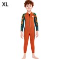 thumbnail image 3 of Soidarity Traje de buceo DIVE SAIL cuello elástico cálido mantenimiento 3 capas colorido impermeable bajo el agua playa jugando niños Deportes acuáticos Naranja SG, 3 of 6