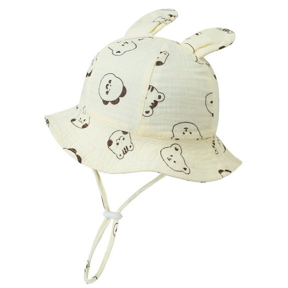 Landzoo One Kids Sun Hat Adjustable Fisherman Cap For Boys Girls Outdoor Party Summer Beach Playground Lightweight Breathable Cute Practical Breathable One Size