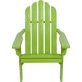 thumbnail image 1 of Shine Company Marina II Solid Wood Adirondack Chair, Lime Green, 1 of 5