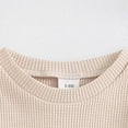 thumbnail image 4 of mgoYE Baby Boy Clothes 3-6 Months Newborn Baby Girl Fall Outfit Bow Oversized Sweatshirt Bubble Romper Long Sleeve Sweater Bodysuit One-Piece Jumpsuit(Beige,6-12 Months), 4 of 7