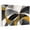 Yellow, variant on Sweeping Arcs Canvas Wall Art, Abstract Black White Yellow Overlapping Ribbons Wooden‑Stretched Canvas Print Artwork, Home Wall Decor for Living Room Bedroom Office 10"Lx8"W