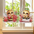 thumbnail image 4 of Colgantes Ventana Con Diamantes Imitación 2 Uds. Forma Especial PET Dibujos Animados, 4 of 9