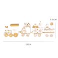 thumbnail image 2 of Yuarrent tren de de Navidad, decoración de madera, regalos creativos para niños, fiesta temática de Navidad para el hogar, accesorios de Kits de decoración para fiestas blanco Yuarrent HA1625-01B, 2 of 6