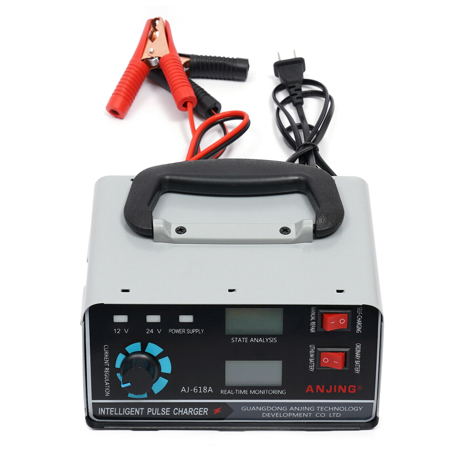 YIYIBYUS AC-HJCXX-4027 30 Amps 12V/24V 400W Fully Automatic Automotive Battery Charger