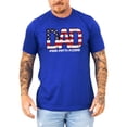 thumbnail image 3 of Patriotic Flag Dad Shirt for Men Funny Man Myth Legend T-Shirt for Dad Vintage Royal Shirt Adult 2XL, 3 of 5