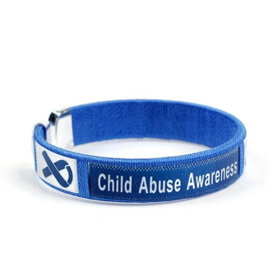 Child Abuse Awareness Bangle Bracelets